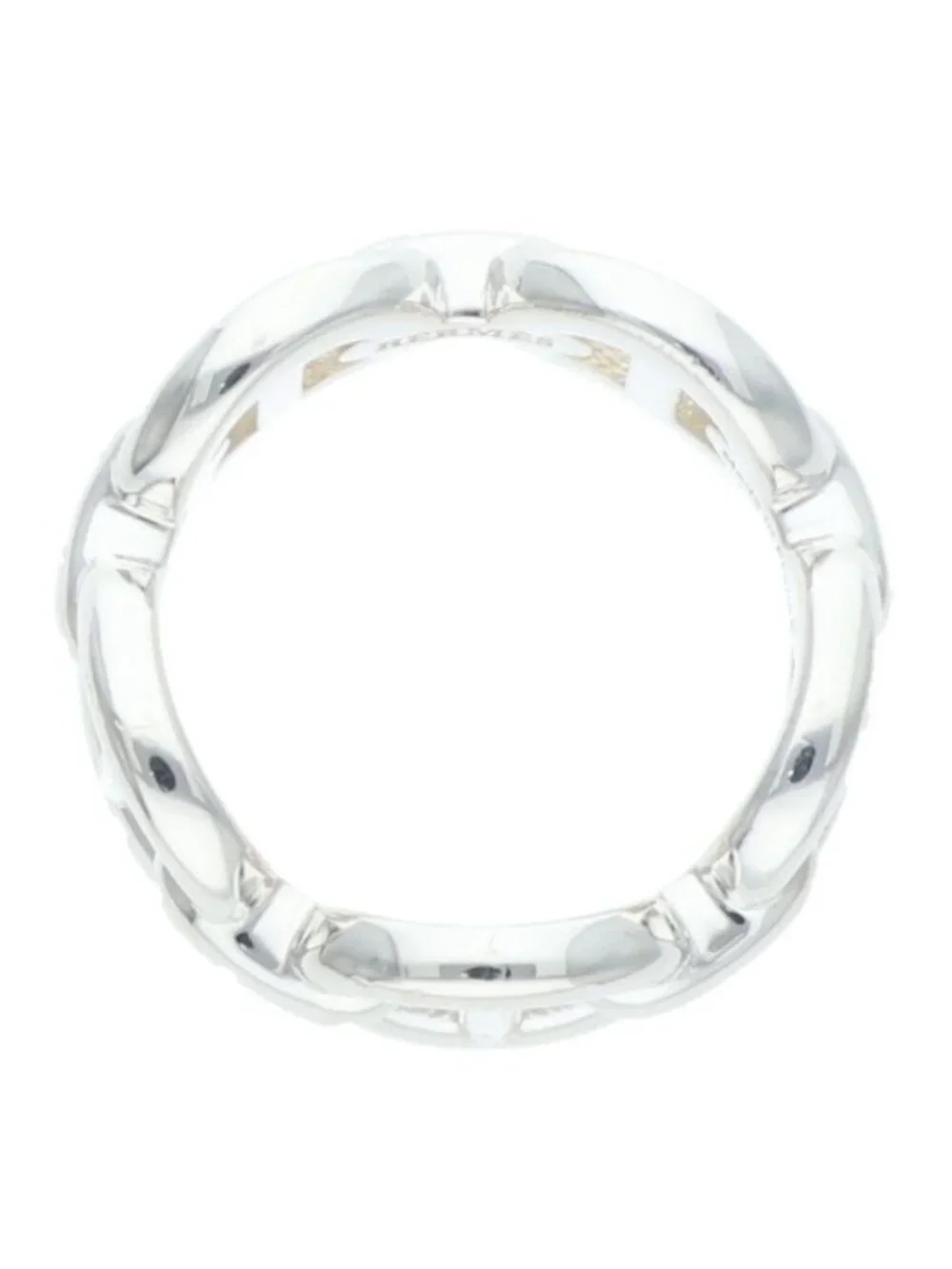 Hermes Chaine D'ancre Enchainee PM Silver Ring